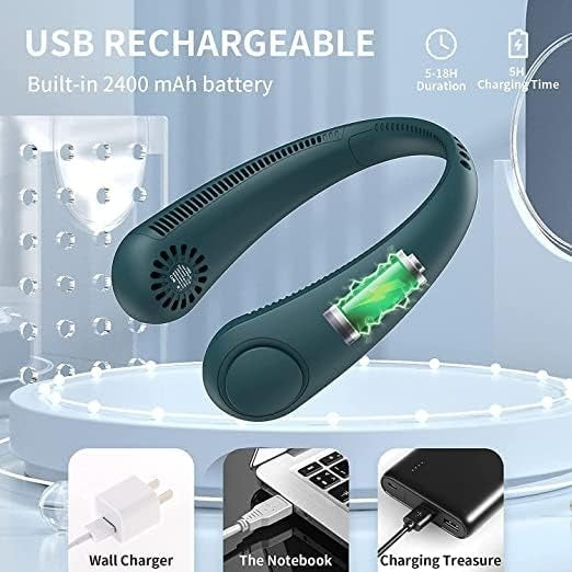 USB Rechargeable Personal Neck Fan