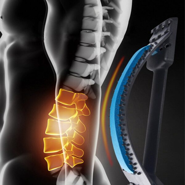 Back Stretcher Lumbar Back Pain Relief Multi-level Back Device Massager