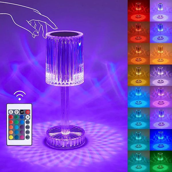 Diamond Table Lamp Crystal