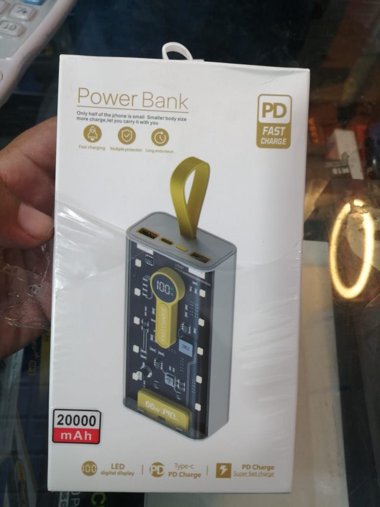 New 20000mAh power bank with amazing and crazy style