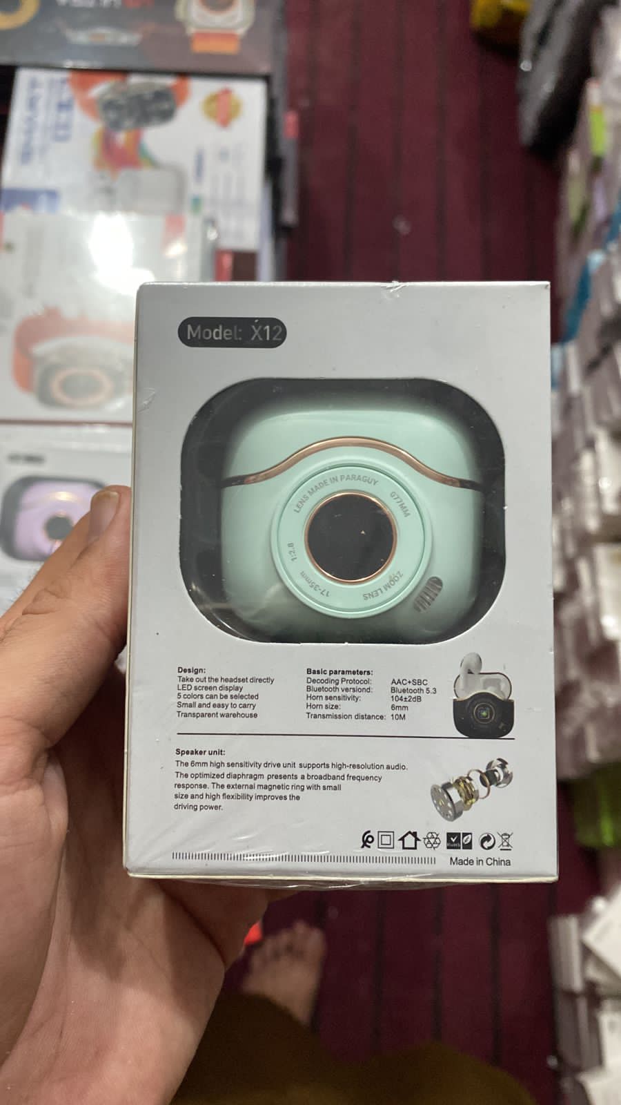 NEW OLD CAMERA STYLE EAR BUDS