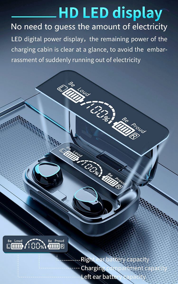 TWS M10 Ear buds Wireless Stereo Buds